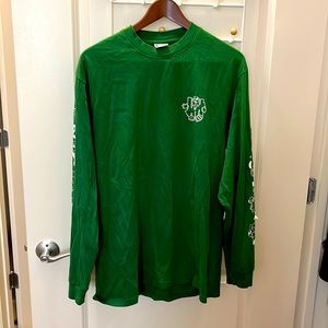 Green undefeated long sleeve shirt